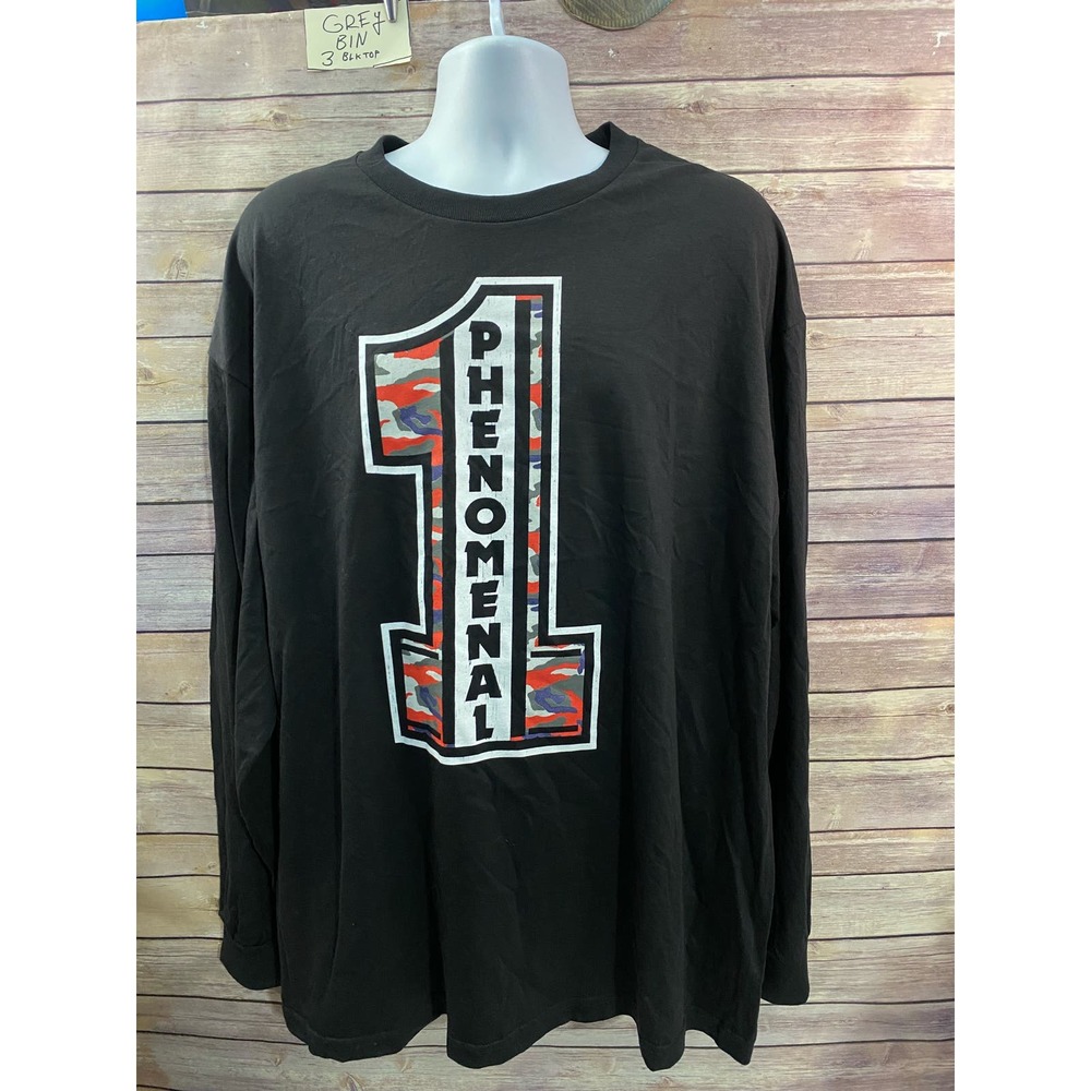 Authentic XXL Phenomenal 1 WWE Wrestling P1 AJ Styles Shirt YXL Long Sleeve NXT